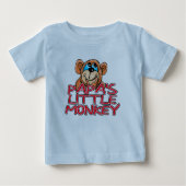 Papas kleiner Affe Baby T-shirt (Vorderseite)