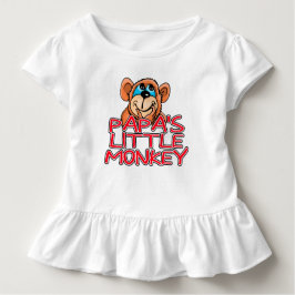 Papas kleiner Affe Baby T-shirt