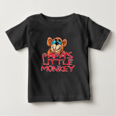Papas kleiner Affe Baby T-shirt (Vorderseite)