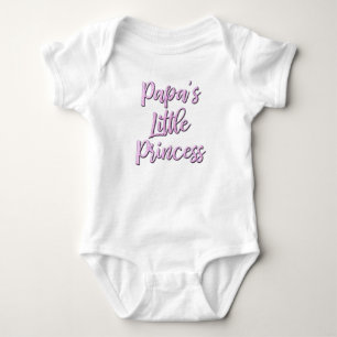 Papas kleiner Prinzessenanzug für Baby Strampler