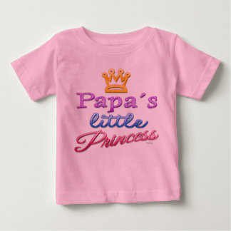 Papas kleiner Prinzessin-Baby-Kleinkind-T - Shirt