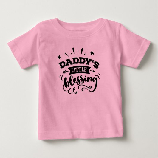 Papa's Kleiner Segen Baby T-shirt (Vorderseite)