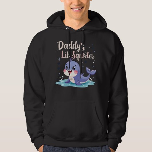 Papas kleiner Spritzer Hoodie (Vorderseite)