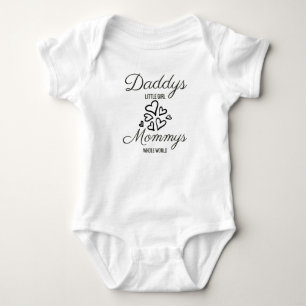 Papas kleines Mädchen Mamas ganze Welt Baby Strampler