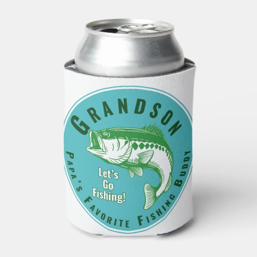 Papas Lieblingsfischbuddy Dosenkühler (Kanne Vorderseite)
