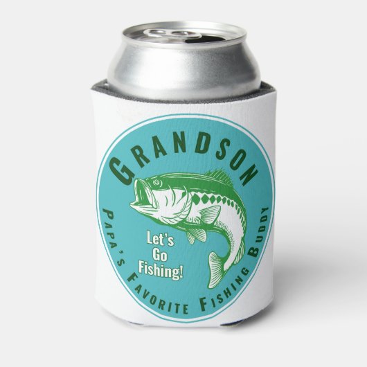 Papas Lieblingsfischbuddy Dosenkühler (Kanne Rückseite)