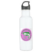 Papas Lieblingsfischbuddy Edelstahlflasche (Vorderseite)