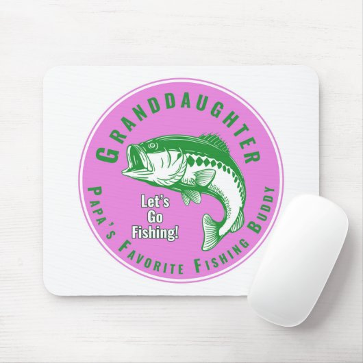 Papas Lieblingsfischbuddy Mousepad (Mit Mouse)