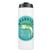 Papas Lieblingsfischbuddy Thermosbecher (Vorderseite)