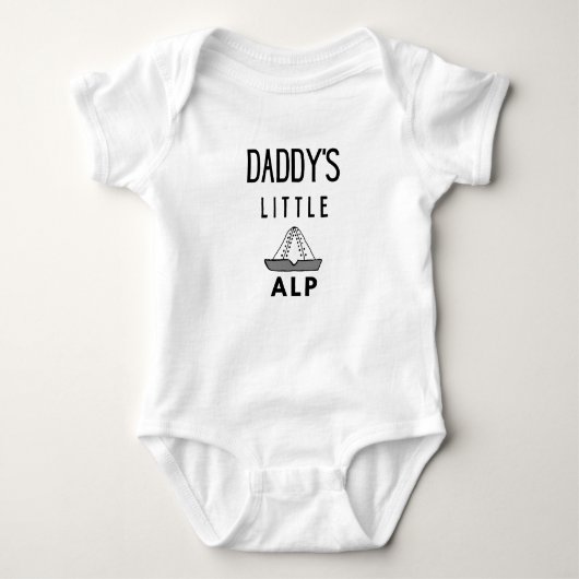 Papa's Little Alp Bodysuit and Tshirt (Vorderseite)