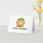 Papa's Little Pumpkin Karte (Gelbe Blume)
