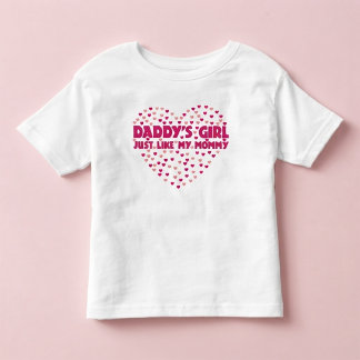 Papas Mädchen, genau wie meine Mami, T-Shirt für K