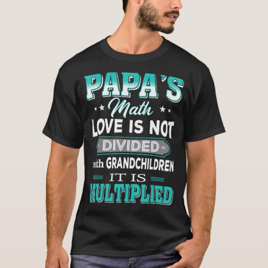 Papas Math Liebe T-Shirt (Vorderseite)