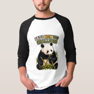 Papás neue Diät-Challenge Lustiger Panda T-Shirt
