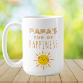 Papas Pokal des Glücks, große sonnige Tasse