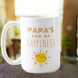 Papas Pokal des Glücks, große sonnige Tasse