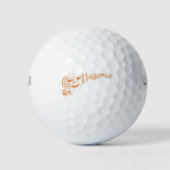Papa's Posse of Halloween Kürbislaternen Golfball (Vorderseite)