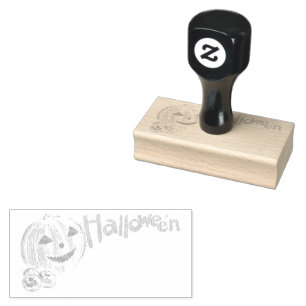 Papa's Posse of Halloween Kürbislaternen Gummistempel