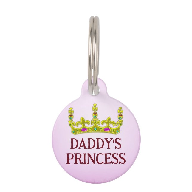 Papas Prinzessin Haustiermarke (Vorderseite)