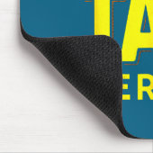 Papa's Taxi Service - Funny Dad Driver Love Mousepad (Ecke)