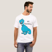 Papasaur grundlegendes T-Shirt (Vorne ganz)