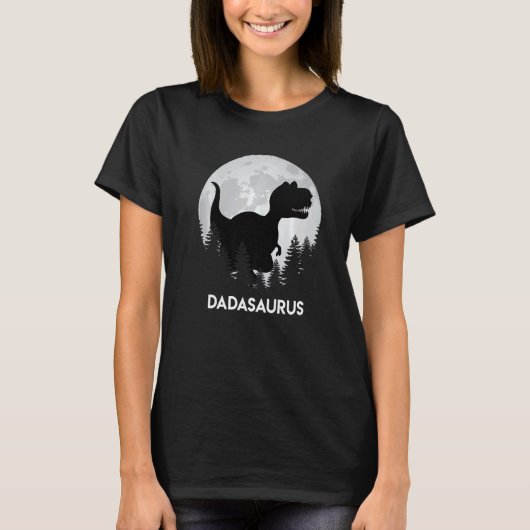 Papasaurus Daddy Vater T-Shirt (Vorderseite)