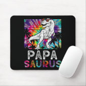 Papasaurus Dinosaur Papa Saurus Familie passendes Mousepad (Mit Mouse)