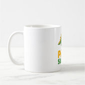 Papasaurus Dinosaurier Stegosaurus Vatertag Kaffeetasse (Links)
