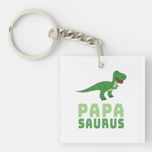 Papasaurus Dinosaurier Tyrannosaurus Rex Vatertag Schlüsselanhänger
