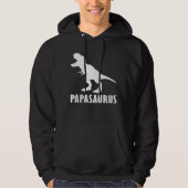 Papasaurus Papa Dinosaurier Hoodie (Vorderseite)