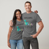 Papasaurus T Rex Dinosaur Dad Family Matching Fath T-Shirt (Unisex)