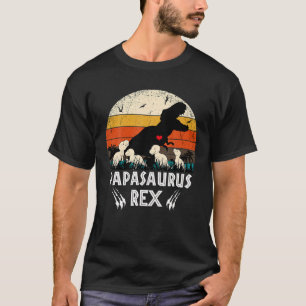 Papasaurus TRex Papa Saurus Dinosaur Vater Tag T-Shirt
