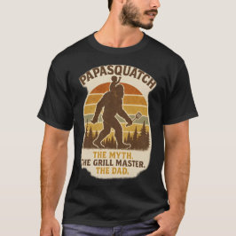 Papasquatch - Der Mythos. Der Gittermeister. Der V T-Shirt