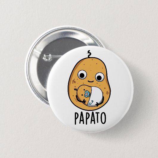 Papato Funny Potato Pub Button (Vorne & Hinten)
