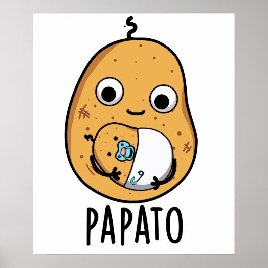 Papato Funny Potato Pub Poster (Vorne)