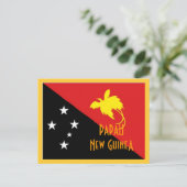 Papau Neue Guinea Postkarte (Stehend Vorderseite)