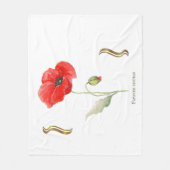 Papaver rhoeas  fleecedecke (Vorderseite)