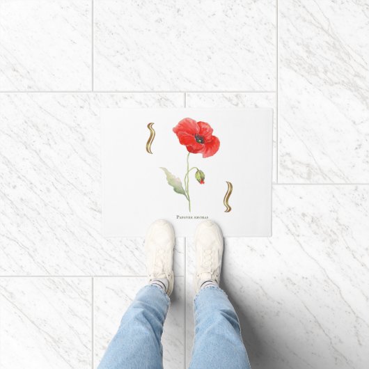 Papaver rhoeas  fußmatte (Indoor)