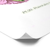 Papaver somniferum (Opiummohn) Poster (Ecke)