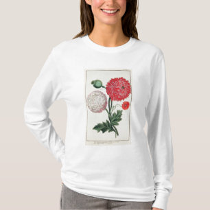 Papaver-Somniferum und Papaver rheas graviert T-Shirt