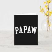 Papaw _2 karte (Gelbe Blume)