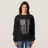 Papaw American Flag Grandpa gibt Geschenke Männer Sweatshirt (Vorne ganz)