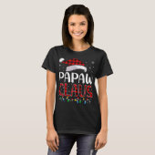 Papaw Claus Christmas Lights Matching Family Xmas T-Shirt (Vorne ganz)