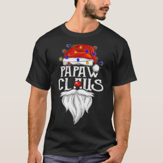 Papaw Claus Weihnachtsfamilie Matching Pajama Sant T-Shirt