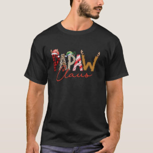 Papaw Coquette Bow Papaw Claus Weihnachtsbaum Kuch T-Shirt