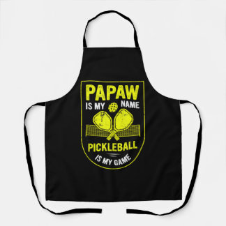 Papaw ist mein Name Pickleball ist mein Spiel Pick Schürze