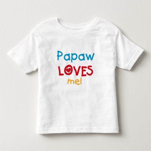 Papaw-Lieben T - Shirt und Geschenke (Vorderseite)
