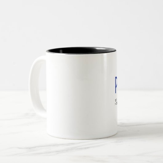 Papaw macht alles besser zweifarbige tasse (Vorderseite Links)