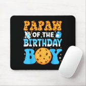 Papaw Of The Birthday Boy Milk And Cookies 1st Bir Mousepad (Mit Mouse)