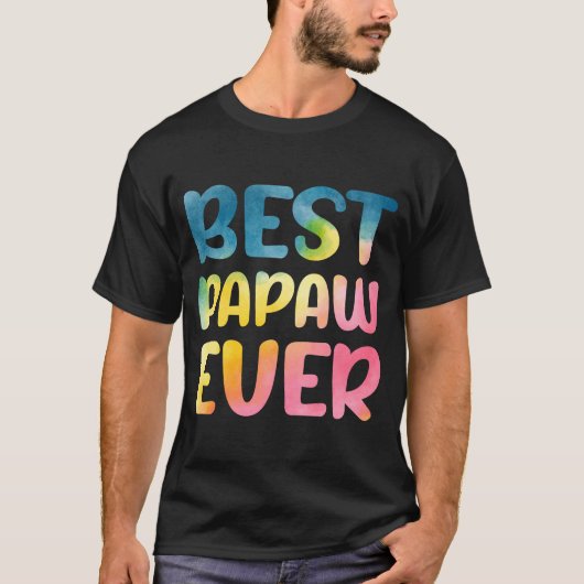 Papaw-Papa-Tag des Vaters T-Shirt (Vorderseite)